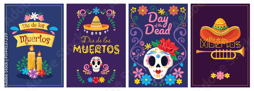Day of Dead, Dia de los muertos background