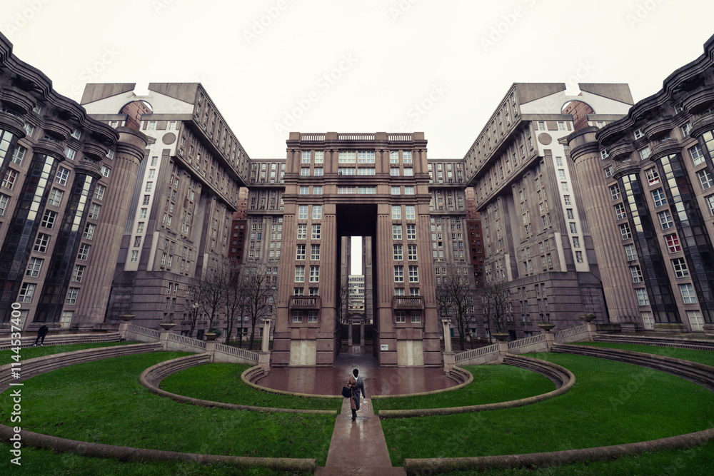 Brutalist Architecture in Suburban Paris