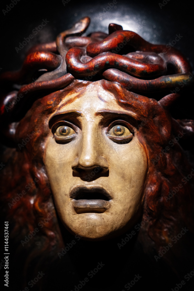 Medusa Mask made from Wood
