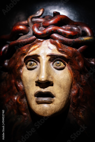 Medusa Mask made from Wood