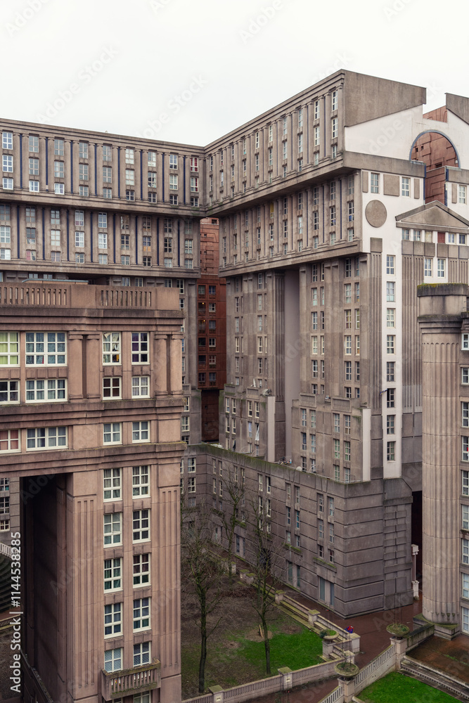 Brutalist Architecture in Suburban Paris