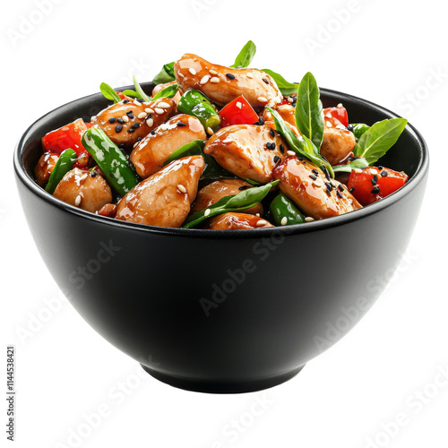 Delicious indoor chicken stir fry capturing healthy living through food