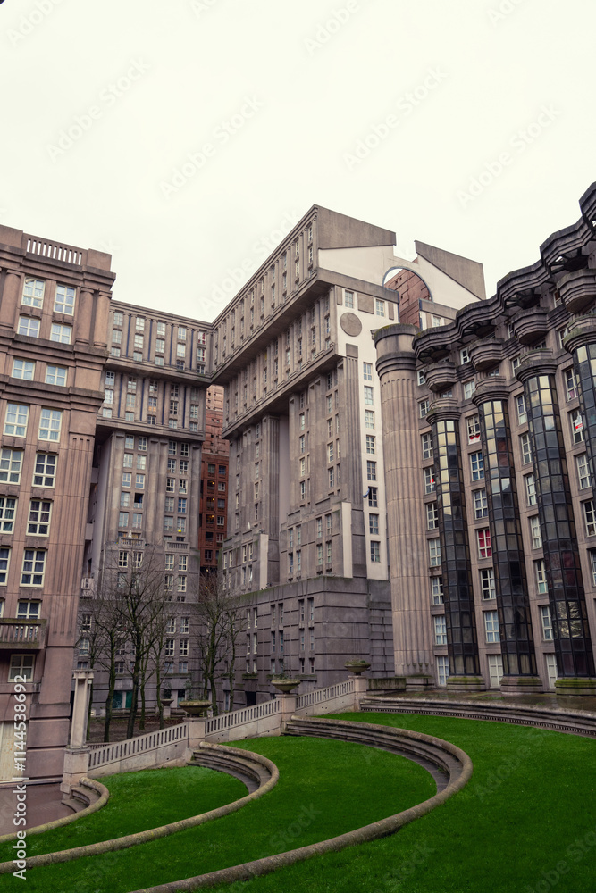 Brutalist Architecture in Suburban Paris