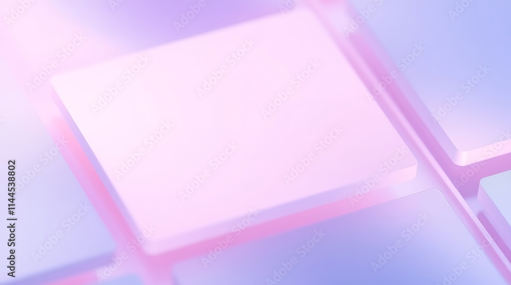 Pastel Pink and Lavender Abstract Shapes: A Dreamy 3D Composition Pastel Pink and Lavender Abstract Shapes: A Dreamy 3D Composition
