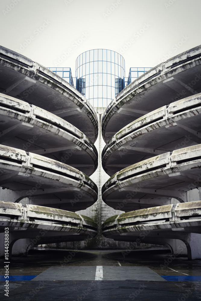 Brutalist Architecture in Suburban Paris