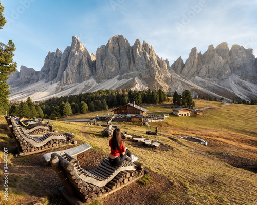 Geisleralm in the Italian Dolomites photo