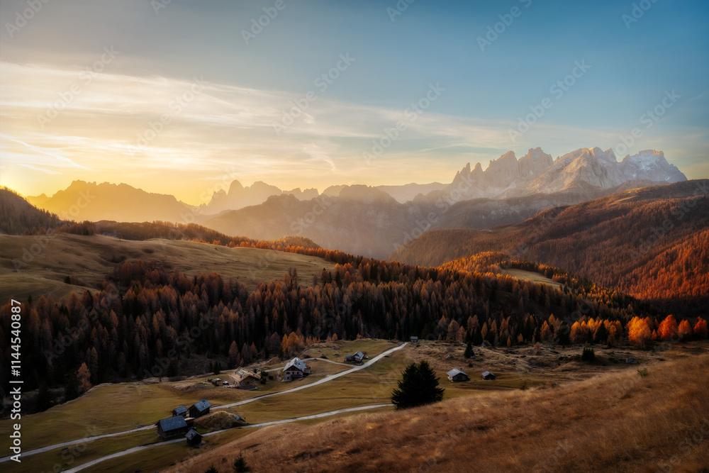 The Dolomites Mountains in Northern Italy