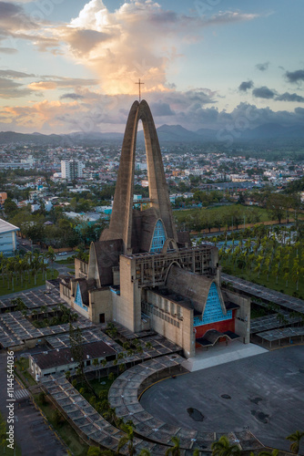 Obraz na płótnie Basilica Nuestra Senora De La Altagracia Dominican Republic w salonie