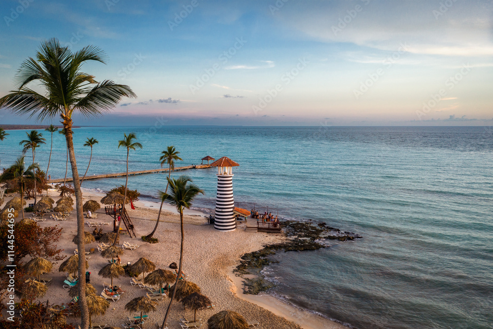 Turquoise White Beach in Dominican Republic