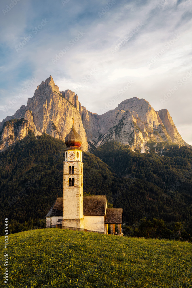 Val di Funes in the Dolomites, Italy
