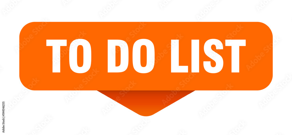 TO DO LIST banner, sticker, label, button TO DO LIST banner, sticker, label, button