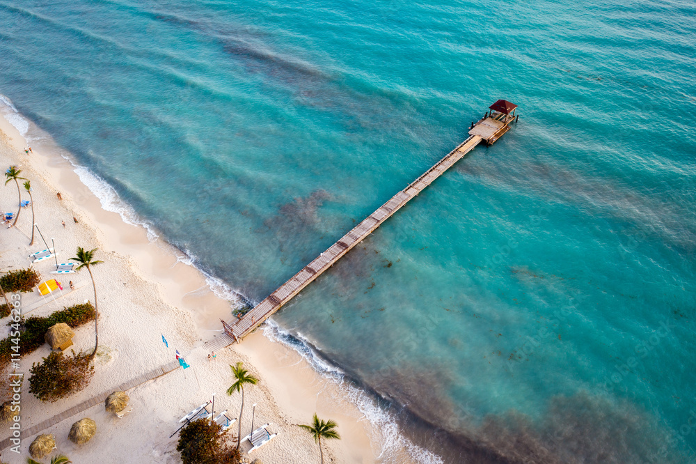 Turquoise White Beach in Dominican Republic
