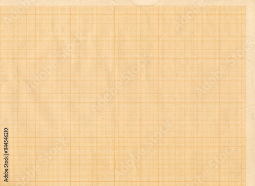 Millimeter graph paper grid. Vintage abstract checkered sheet of paper background. Technical architect blank. Square geometric design elements.