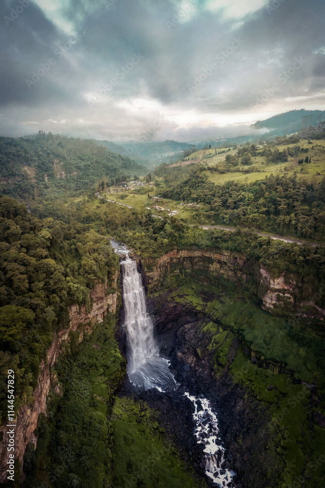 Salto del Tequendama Waterfall in Colombia
