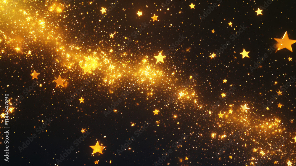 Golden star shine effects, flash lights with sparkles and glow rays isolated on black background. Vector realistic set of bright yellow glare, gold flare with shiny beams Golden star shine effects, flash lights with sparkles and glow rays isolated on black background. Vector realistic set of bright yellow glare, gold flare with shiny beams