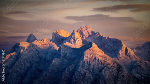 Obraz na płótnie The Dolomites Mountains in Northern Italy w salonie