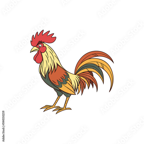 rooster vector art