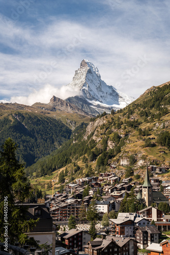 Obraz na płótnie Gornergrat Train up to Matterhorn Viewpoint w salonie
