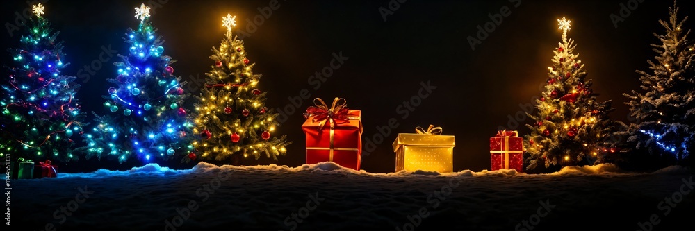 Charming Merry Christmas and Happy New Year Holiday Banner - Cozy Festive Scene Featuring Glittering Snowflakes, Subtle Decorations, and Warm Holiday Cheer Charming Merry Christmas and Happy New Year Holiday Banner - Cozy Festive Scene Featuring Glittering Snowflakes, Subtle Decorations, and Warm Holiday Cheer