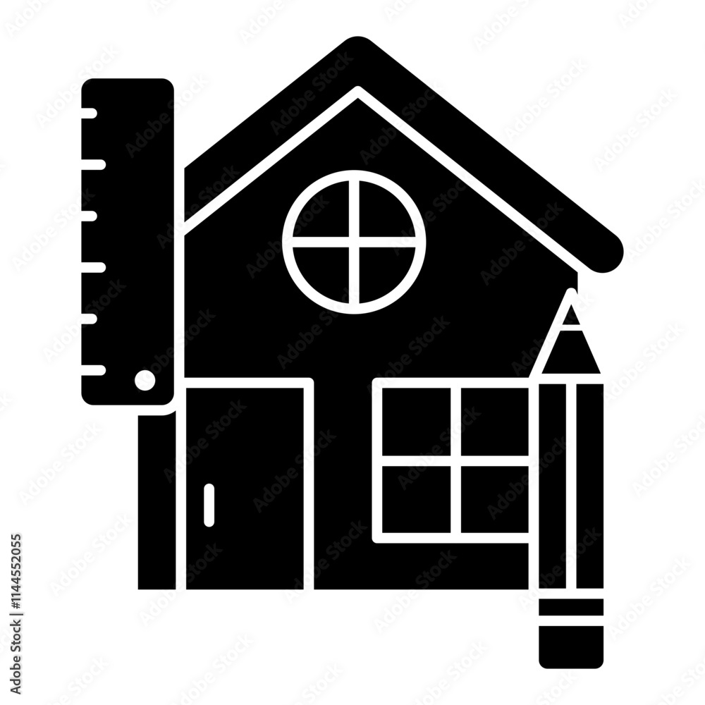 Premium download icon of house plan Premium download icon of house plan