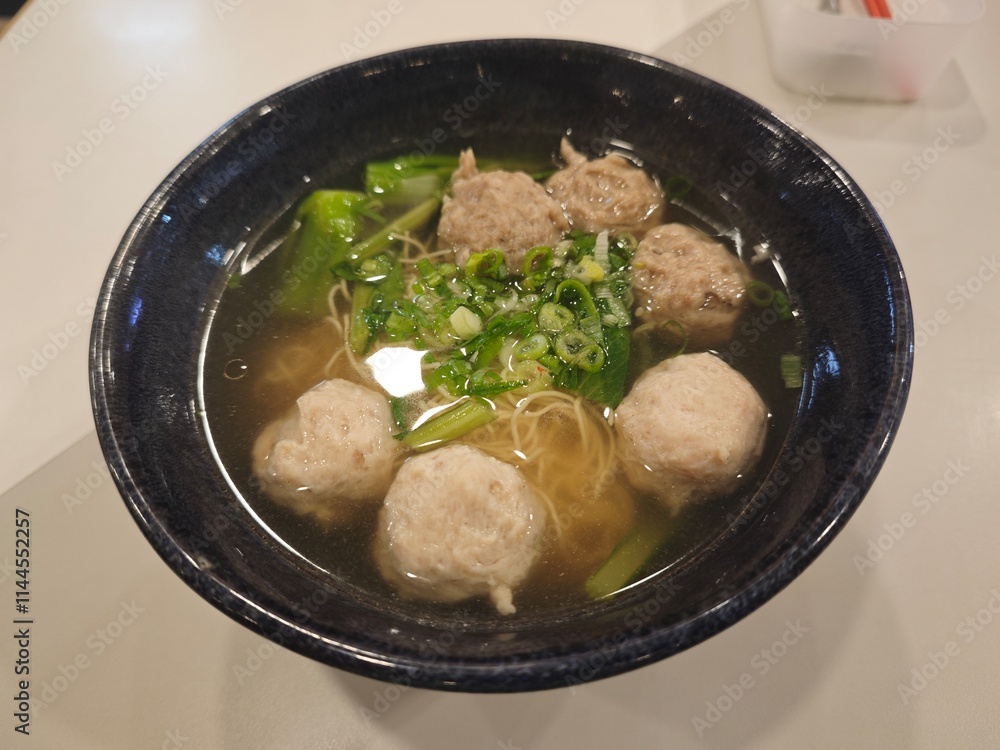 Pork and chicken balls soup Pork and chicken balls soup