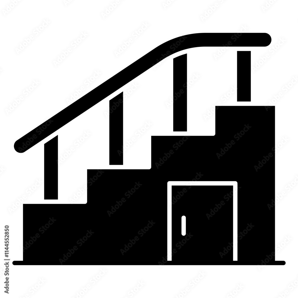 Obraz premium Trendy vector design of stairs