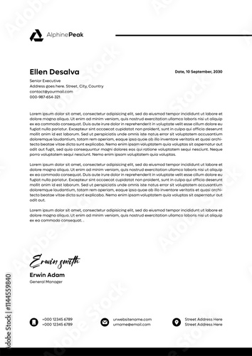 Letterhead Design Template