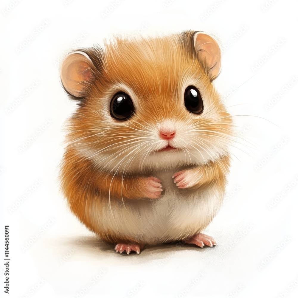 Cute mouse isolated on white background Cute mouse isolated on white background