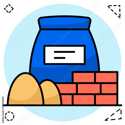 Perfect design icon of cement sack
