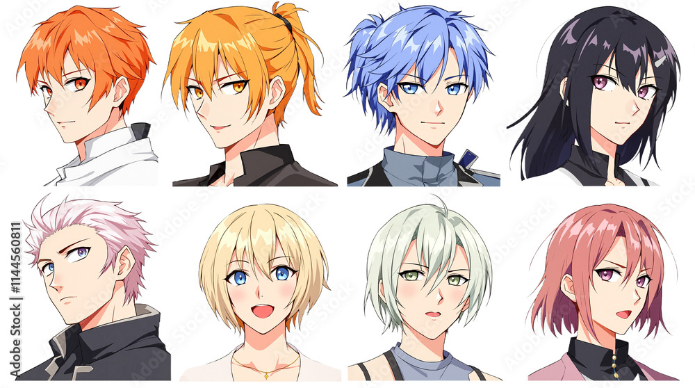 Distinct Anime Styles: A Character Compilation Distinct Anime Styles: A Character Compilation