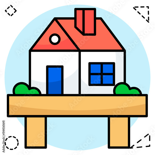 Creative design icon of home