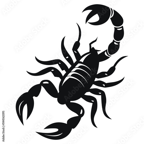 Scorpion Silhouette Vector Illustration
