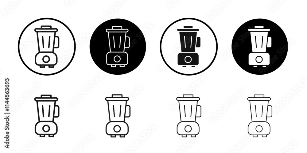 Blender icon Flat outline fill set collection Blender icon Flat outline fill set collection