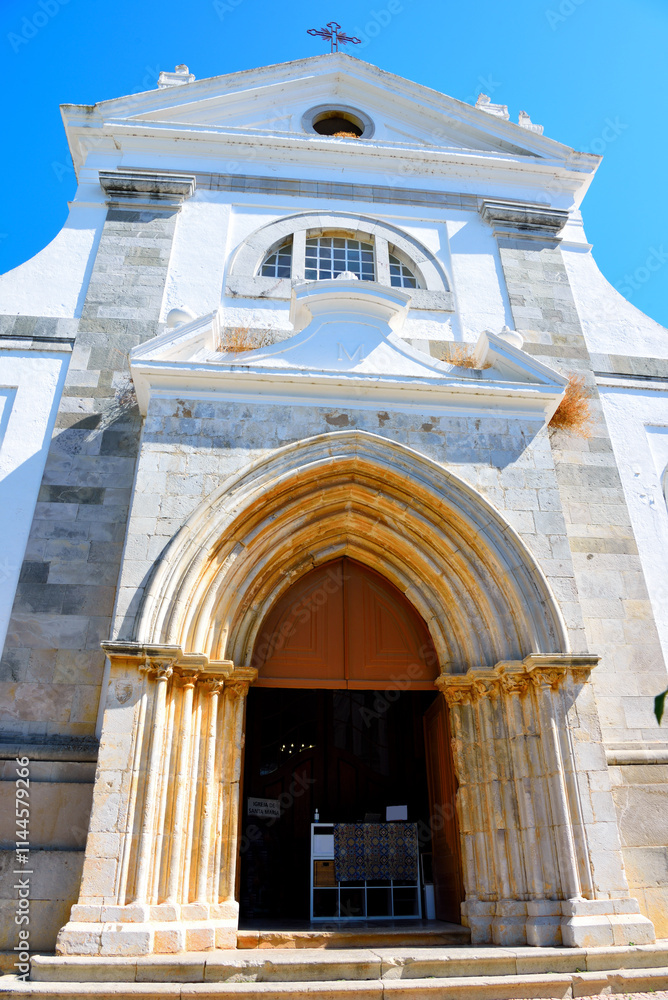 Fototapeta premium Igreja de Santa Maria do Castelo (Church of Santa Maria do Castelo) Tavira Portugal