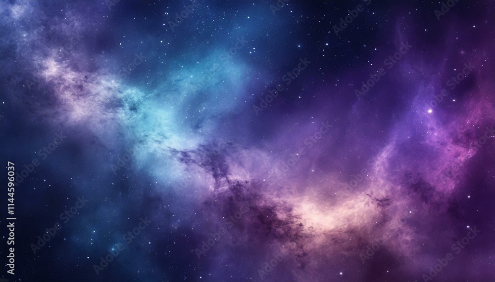 Fototapeta premium 幻想的な宇宙の風景