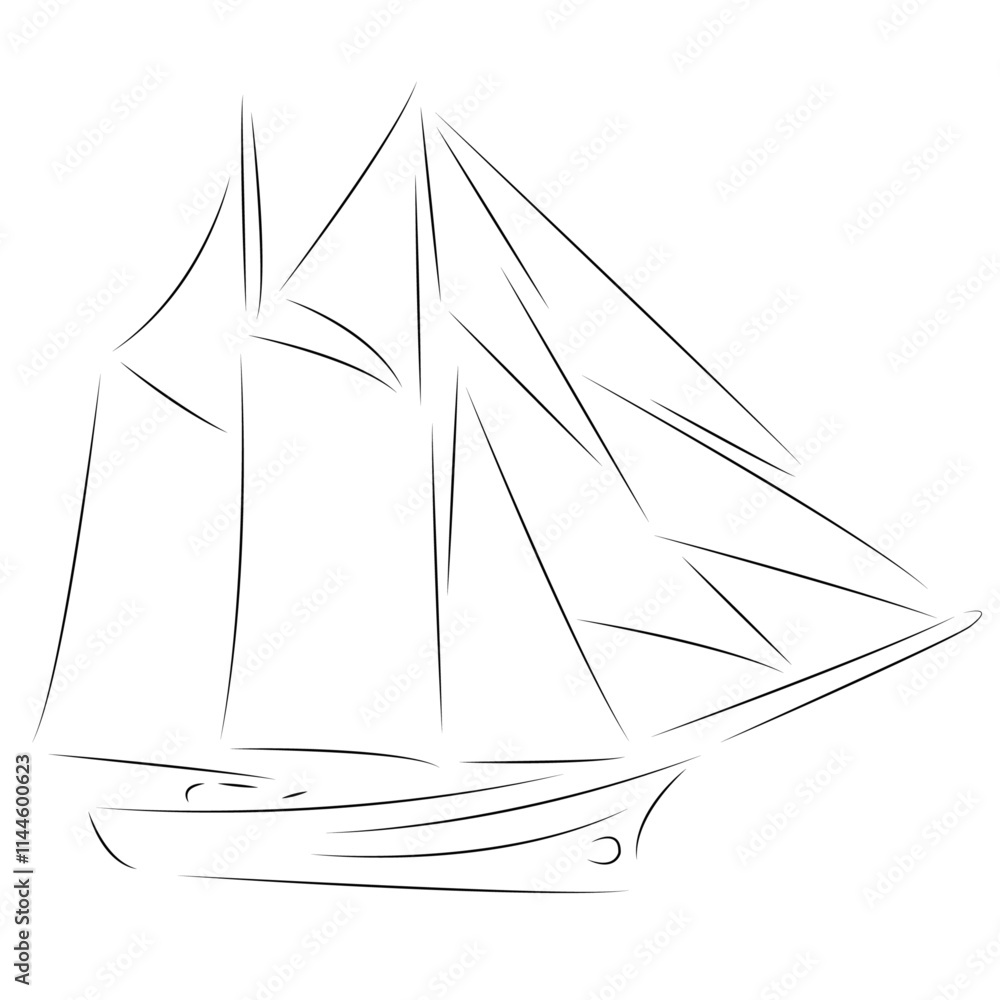 One continuous single drawing line art flat doodle ship, isolated, sea, boat, transportation. Isolated image hand draw contour on a white background
One continuous single drawing line art flat doodle ship, isolated, sea, boat, transportation. Isolated image hand draw contour on a white background