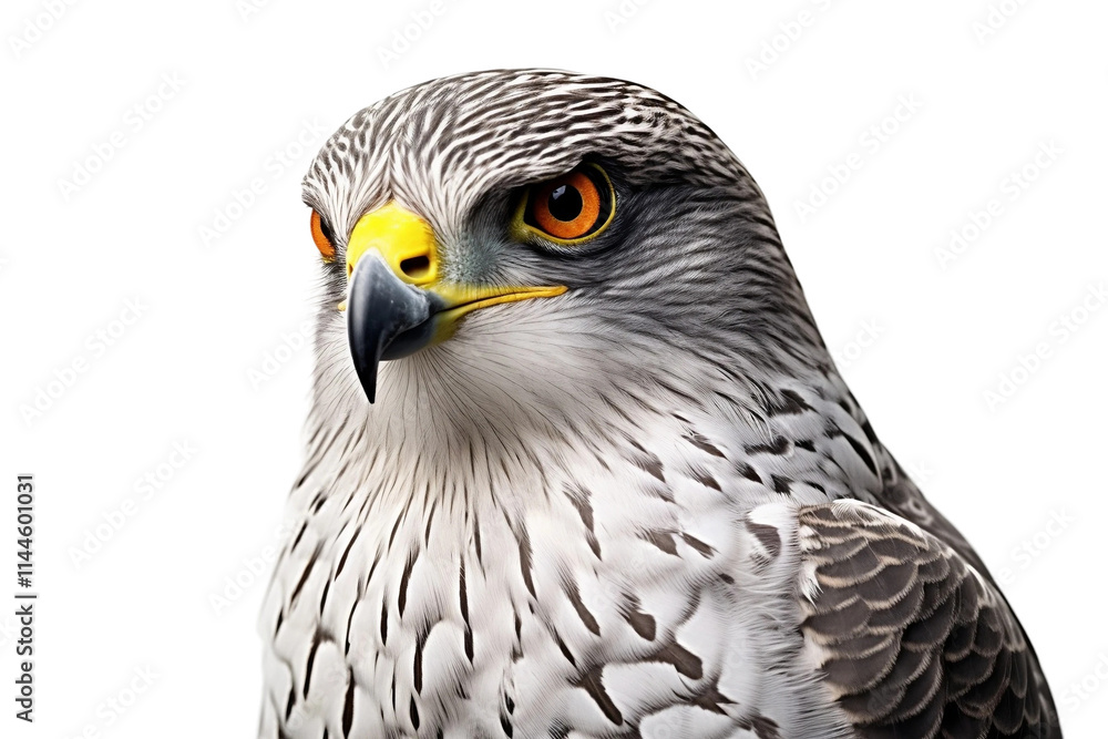 Powerful Goshawk Close-Up Isolated on Transparent Background Powerful Goshawk Close-Up Isolated on Transparent Background