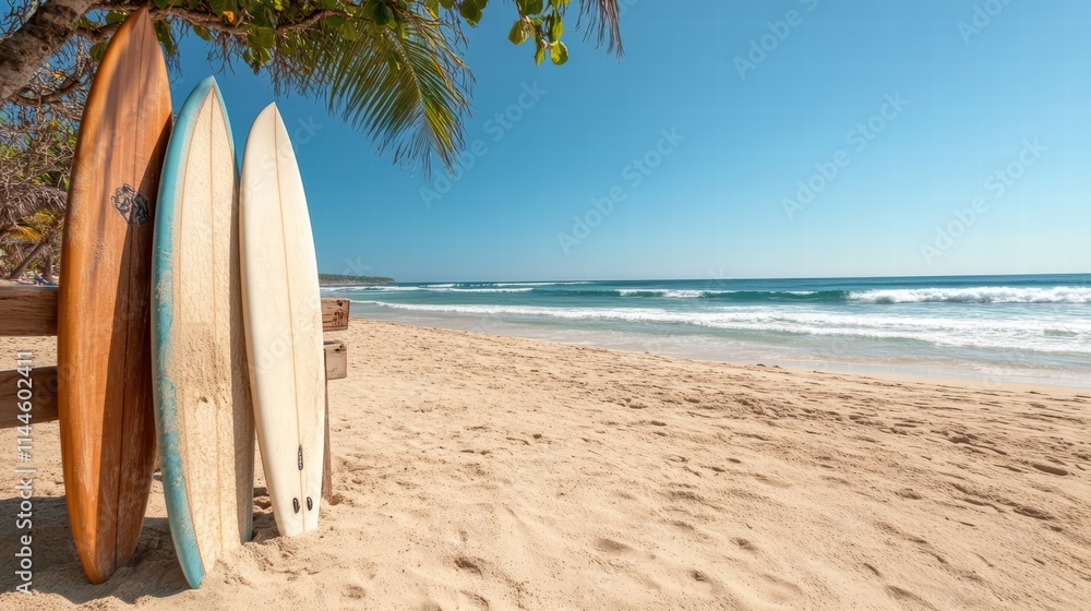 Serene Surfing Scene Serene Surfing Scene