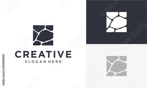 stone vector logo