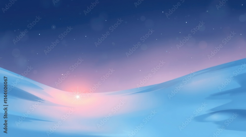 Soft light spills over snow-covered hills as dawn arrives, casting a gentle glow across the tranquil landscape. A breathtaking moment of nature's beauty unfolds seamlessly Soft light spills over snow-covered hills as dawn arrives, casting a gentle glow across the tranquil landscape. A breathtaking moment of nature's beauty unfolds seamlessly