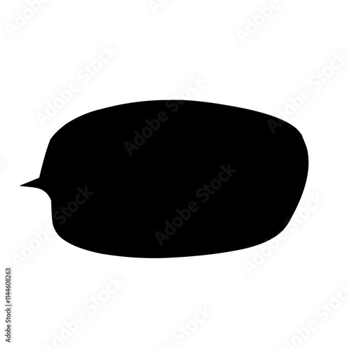 black abstract   place for text. Simple Rectangular abstractvector freeforms isolated on transparent background.