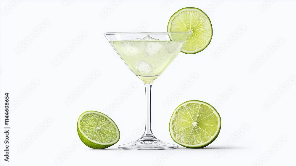 Refreshing Lime Margarita Cocktail Refreshing Lime Margarita Cocktail