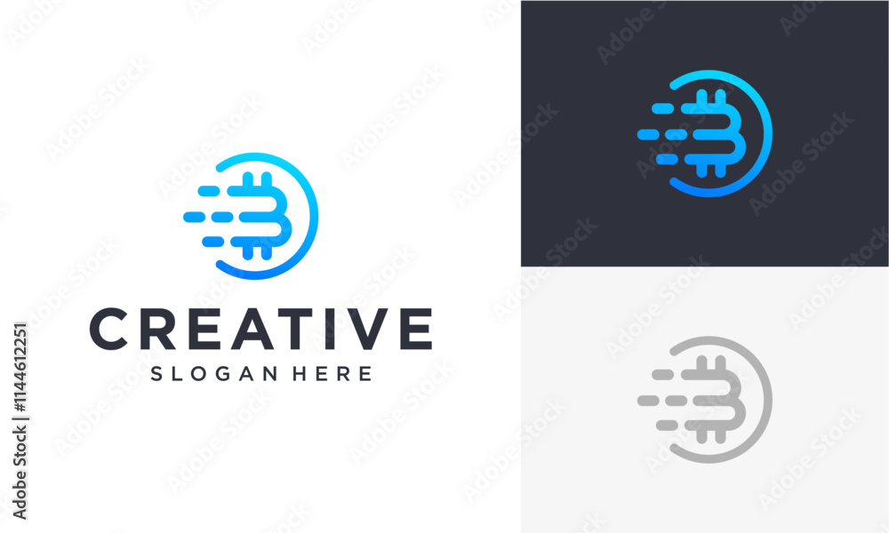 initial b vector logo initial b vector logo