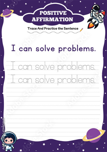 positive affirmation worksheets for kids