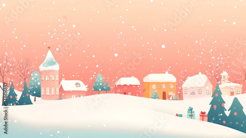 Celebrate Christmas festival decoration in december. Christmas celebration atmosphere. x mas backgroud with copyspace for text