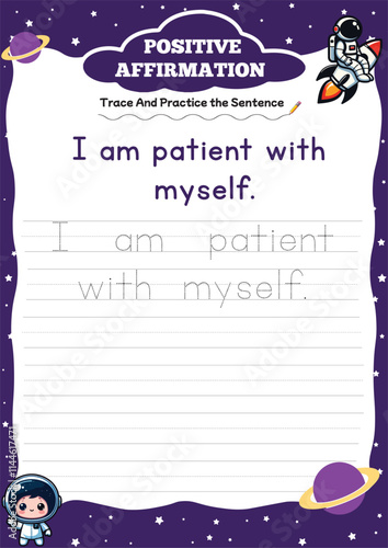 positive affirmation worksheets for kids