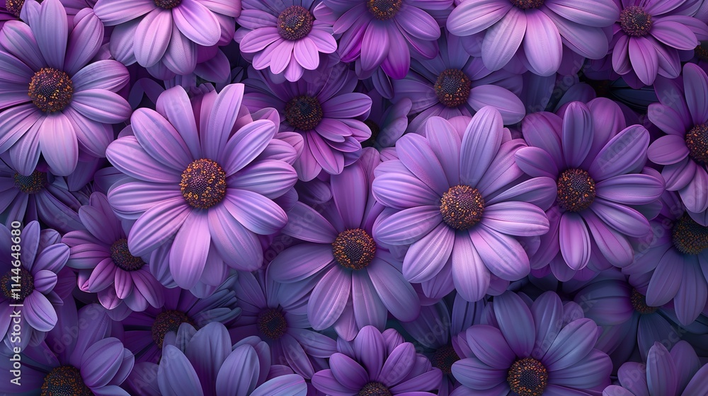 Enchanting Purple Blossoms. Elegant floral background concept Enchanting Purple Blossoms. Elegant floral background concept