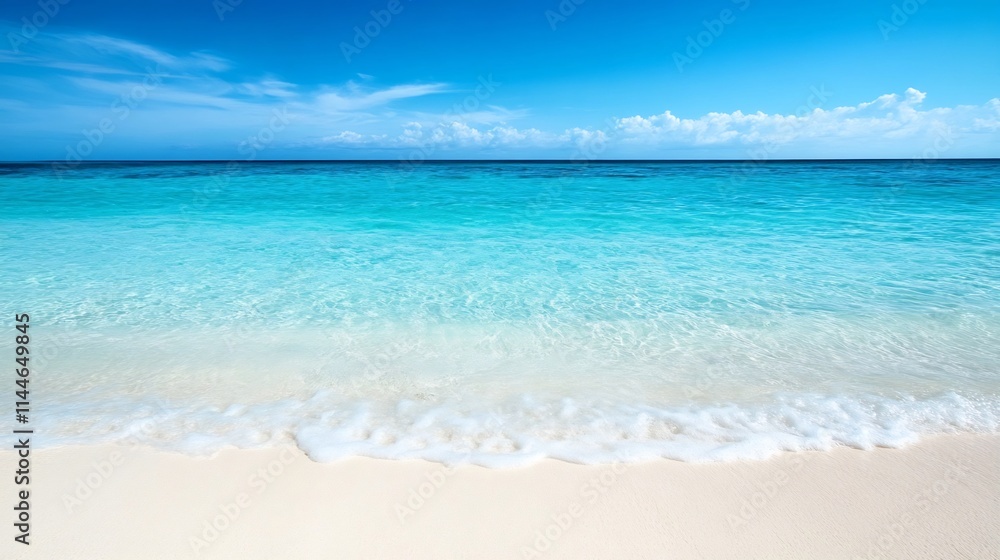 Calm,Tranquil Ocean Waves with Azure Horizon for Peaceful Backdrop Calm,Tranquil Ocean Waves with Azure Horizon for Peaceful Backdrop