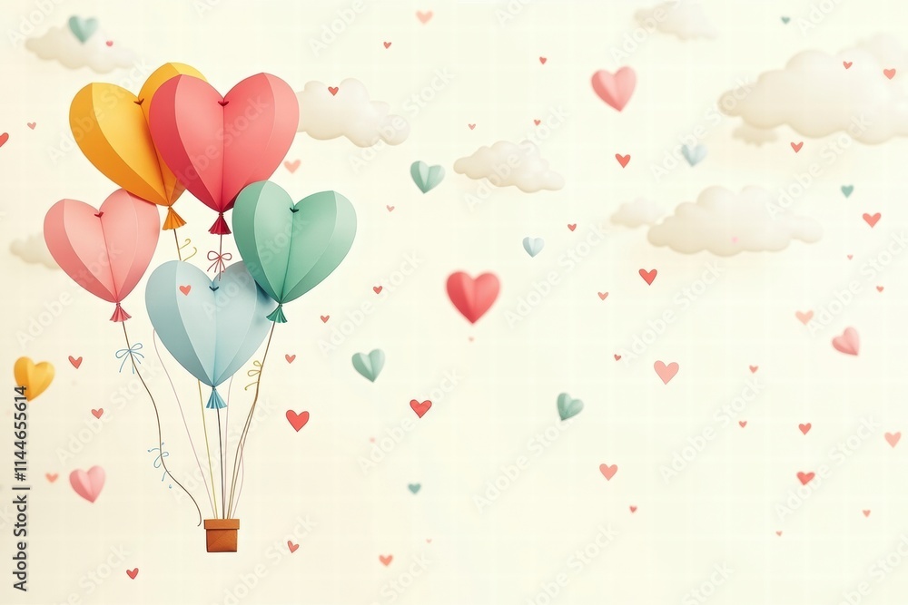 card with balloons card with balloons