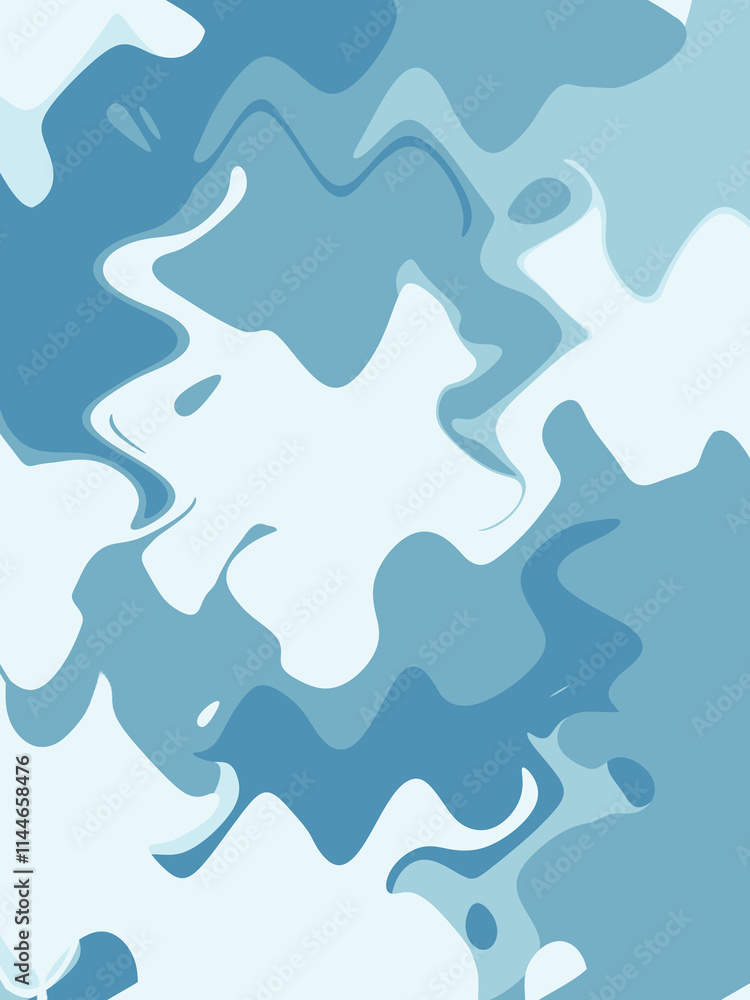 Blue green abstract background design. Illustration for banner, poster.
